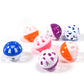 10pcs Pet Parrot Toy Colorful Hollow Rolling Bell Ball