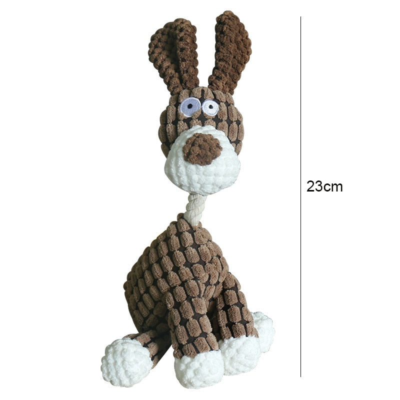 Fun Corduroy Chew Toy For Dogs