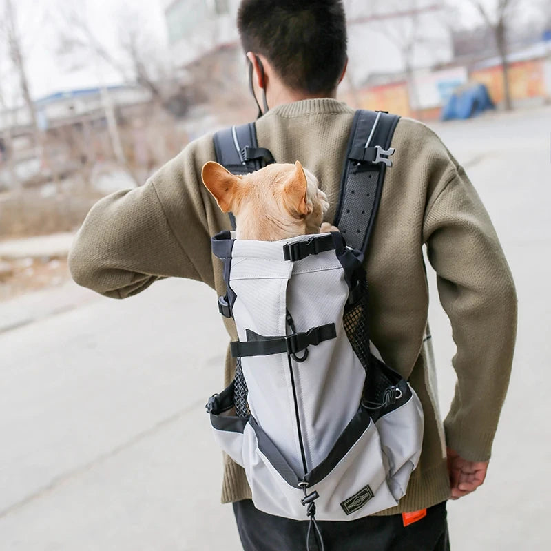 Breathable Soft Outdoor Travel Dog Backpack and Pet Carrier