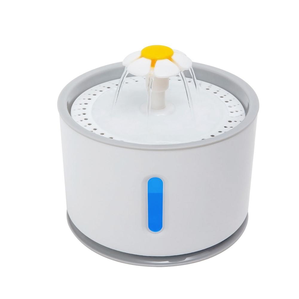 Automatic Pet Cat Water Fountain With LED