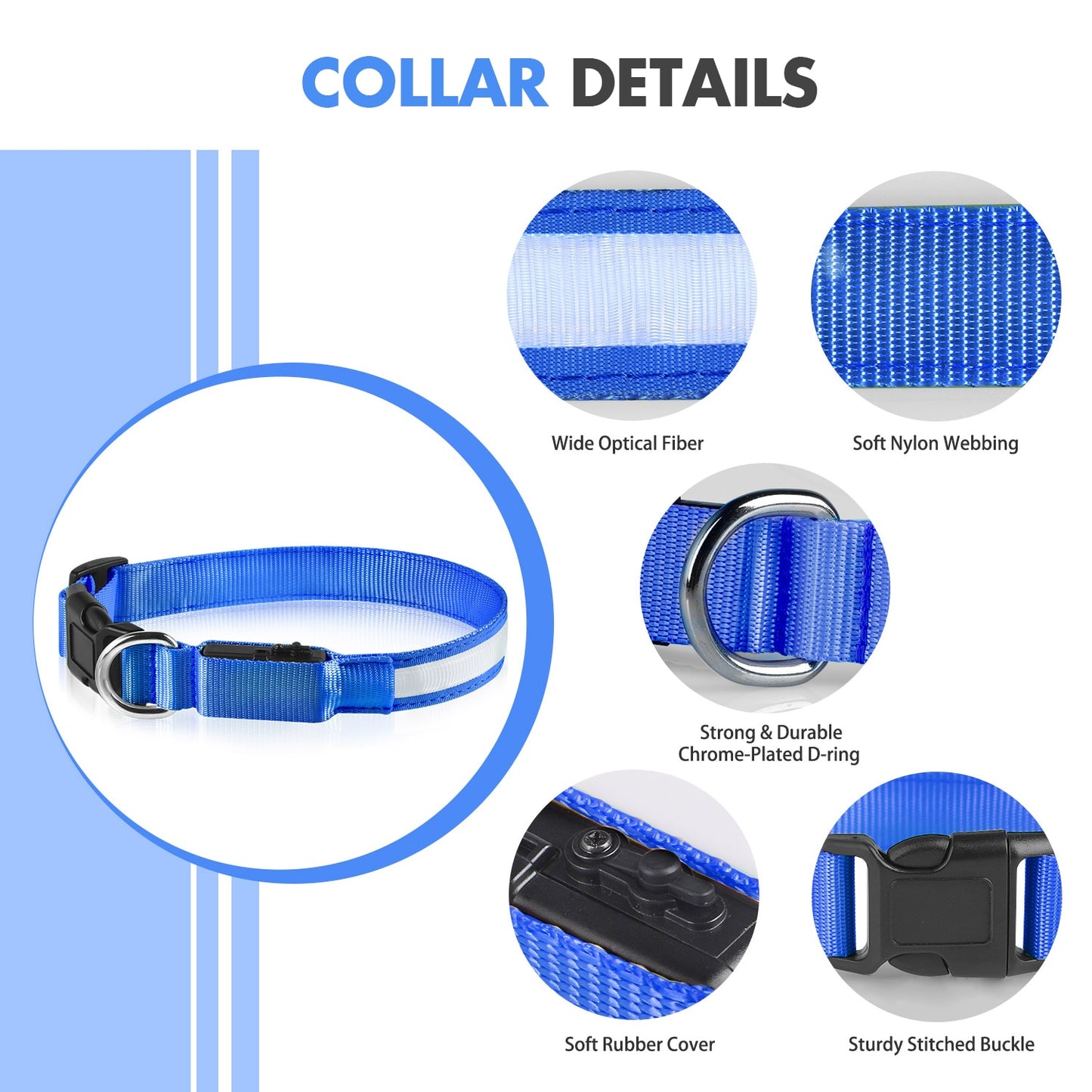 Dog Collar Waterpoof Safety Collars