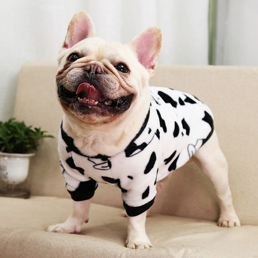 Cute Print Small Dog Hoodie